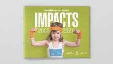 IMPACTS demonstrates two decades of statistical evidence in a playful presentation revealed on panoramic 22 inch wide spreads.